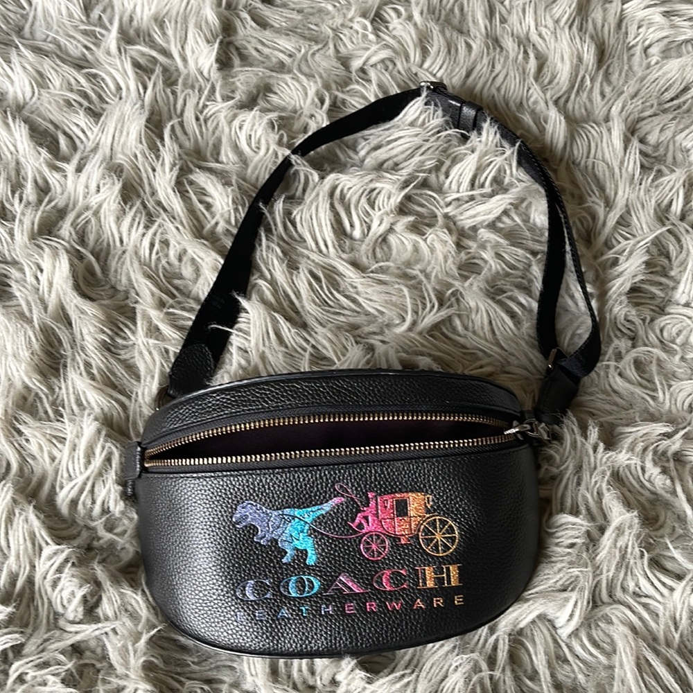 Coach Rexy and Carriage leather belt bag